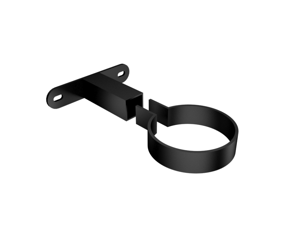 101mm Round Adjustable 0mm Stand Off Pipeclip Gutters Online