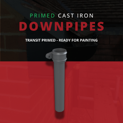 Primed Cast Iron Downpipes  