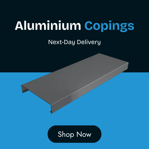 Pressed Aluminium Wall Copings
