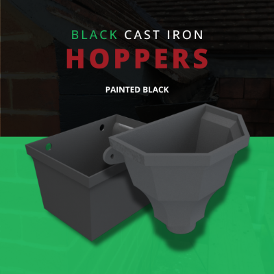 Painted Cast Iron Hoppers