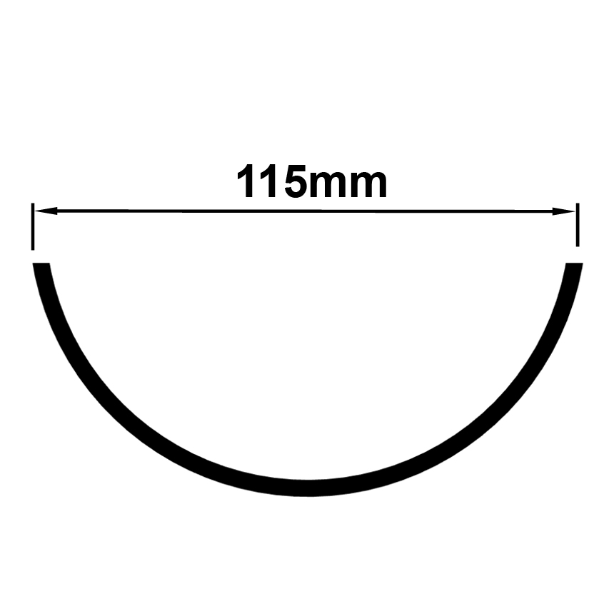 Copper 115mm Half Round Gutters