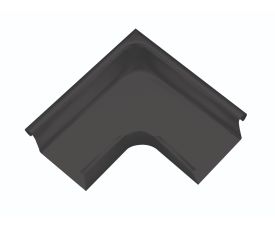 120mm Anthracite Steel Box 90° Ext Angle