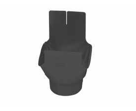 120mm Anthracite Steel Box Outlet 100mm