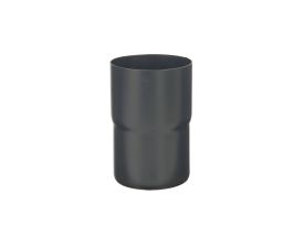 80mm Anthracite Steel Downpipe Connector