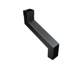 101x76mm Rectangular Painted Radius Edge Adjustable Offset 400mm