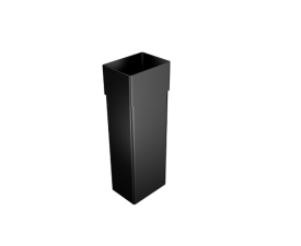 101x76mm Rectangular Painted Radius Edge 1.00mtr Downpipe Length