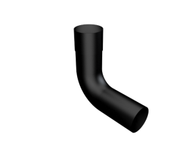 101mm Round Painted 92.5° Bend
