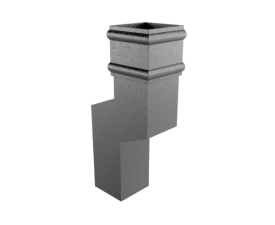 76mm Round Painted One Part Fixed Offset 76mm