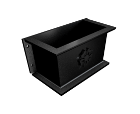 ARCADIUS CAST HOPPER (H213xW410xD205MM) +76MM DIA 30MM S/O Painted