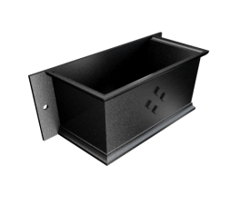 AUGUSTUS CAST HOPPER (H160xW400xD175MM) + 76MM DIA 30MM S/O Painted