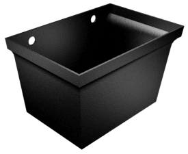 CARINUS CAST HOPPER (H177xW255xD177MM) C/W 63MM DIA 30MM S/O Painted