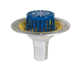 Harmer AV Vertical Ext 600mm Spigot Olet-Dome Grate-75mm Dia