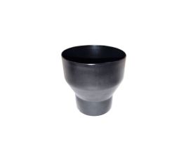 Black Coated Galvanised Steel Downpipe Reducer <80-55mm