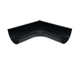 125mm Black Steel HR 90° Int Gutter Angl