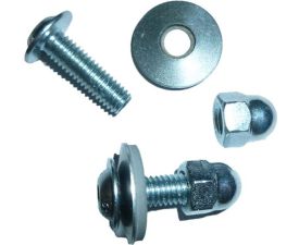 M6x25MM NUTS BOLTS & WASHERS - CAST IRON GUTTERS -PAINTED Painted