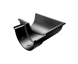 114x75mm Cast Beaded Deepflow Half Round Painted External Angle - 90°