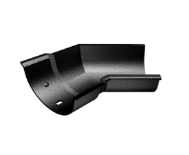 125mm Cast Beaded Half Round Painted Internal Angle - 135°