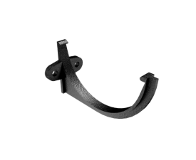 125mm Cast Aluminium Beaded Half Round Painted Fascia Bracket