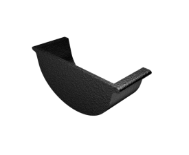 100mm Cast Beaded Half Round Painted Stopend Internal - L/H