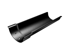 100mm Cast Beaded Half Round Painted 1.83mtr Gutter Length