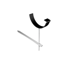 125mm Cast Beaded Half Round Painted Rise & Fall Bracket Including Fixing Spike