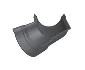 4.5" Beaded Half Round Universal Angle - 135°