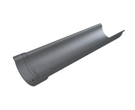 5" Beaded Half Round 6ft Gutter 