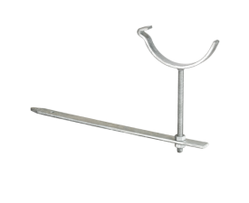 Galvanised 6' Plain Half Round Painted Rafter Bracket Top Fix