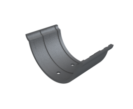 5" Beaded Half Round Union Connector