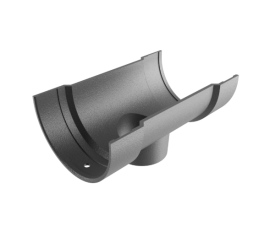 5"x3" Deepflow Half Round Gutter Outlet 2.5"