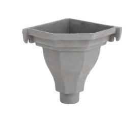 Corner Rainwater Head No 1 - 2 1/2" Round Outlet