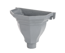 Flat Back Rainwater Head No 1 - 2 1/2" Round Outlet