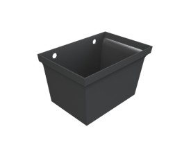 Flat Back Rainwater Head No 3 - 4"x3" Rectangular Outlet