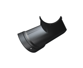 4.5" Plain Half Round Painted Universal Angle - 135°