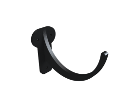 5" Plain Half Round Painted Fascia Bracket