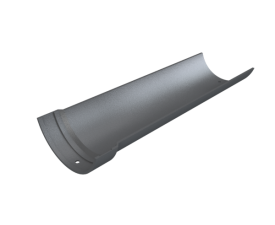 5" Plain Half Round 6ft Gutter