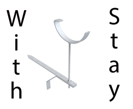 6'' Plain Half Round Rise & Fall Bkt - Galv