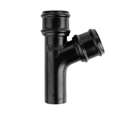 4'' Round Painted Y-Junction 112.5°+ 2 x Cast Non Eared Collars 