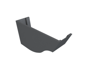 4.5" Victorian Ogee External Stopend - L/H 