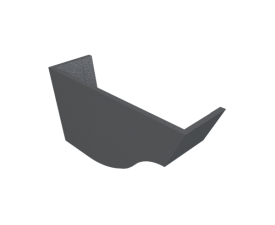 4.5" Victorian Ogee Internal Stopend - L/H 