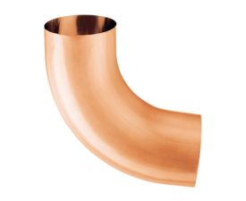 80mm Copper D/Pipe 90 Bend