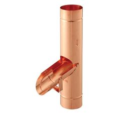 100mm Copper Pipe with Access Flap