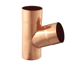 80mm Copper D/Pipe Branch 70°