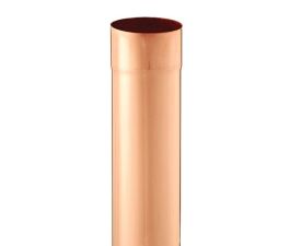 100mm Copper 2mtr Downpipe