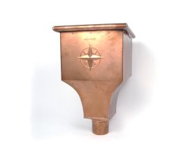 80mm Copper Long Hopper Head