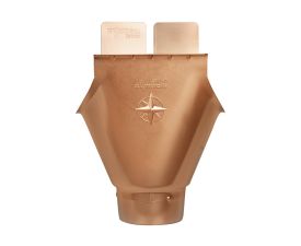 125mm HR Copper 80mm Wrap around Outlet