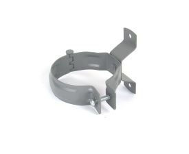 80mm Dusty Grey Steel Downpipe Bracket
