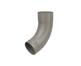 80mm Dusty Grey Steel Downpipe Shoe