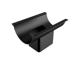 112mm Beaded Half Round Painted 101x76mm Rectangular Outlet