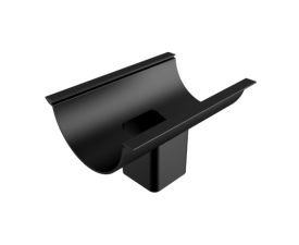 114mm Beaded Half Round Painted 63mm Square Outlet